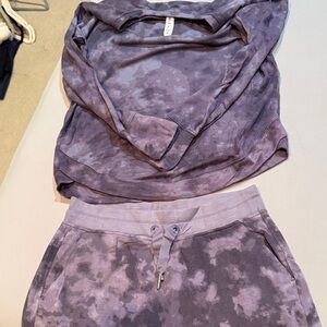 Purple Tie-Dye Lounge Set